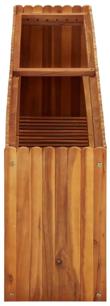 vidaXL Ζαρντινιέρα Υπερυψωμένη 150 x 30 x 50 εκ. Μασίφ Ξύλο Ακακίας