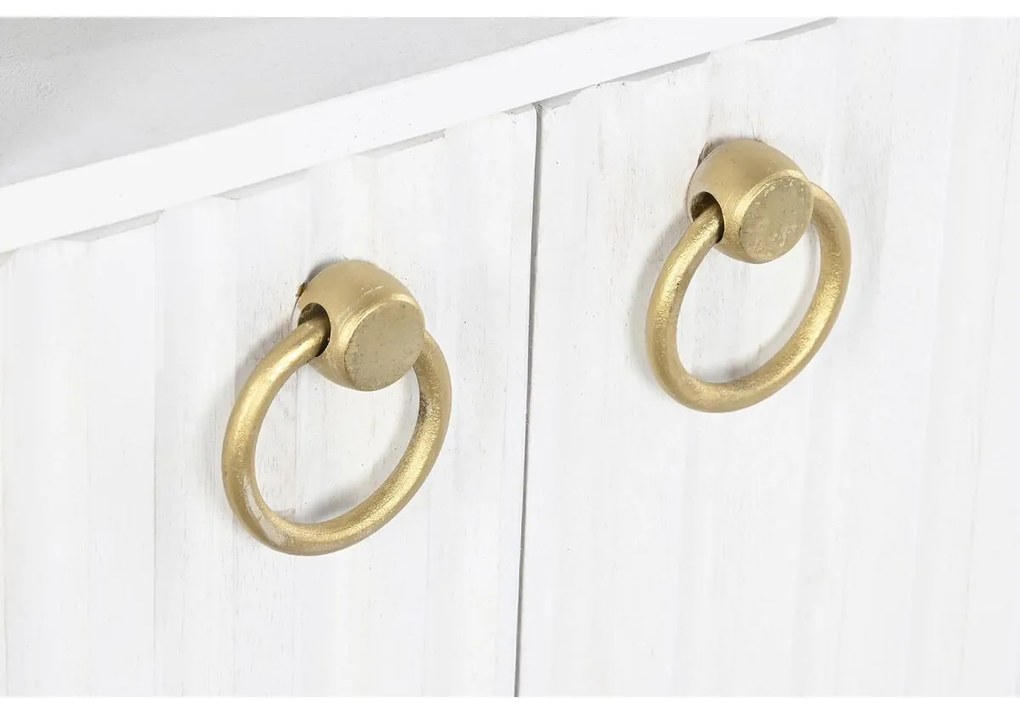 Ράφια DKD Home Decor Λευκό Μέταλλο Ξύλο από Μάνγκο 90 x 40 x 180 cm