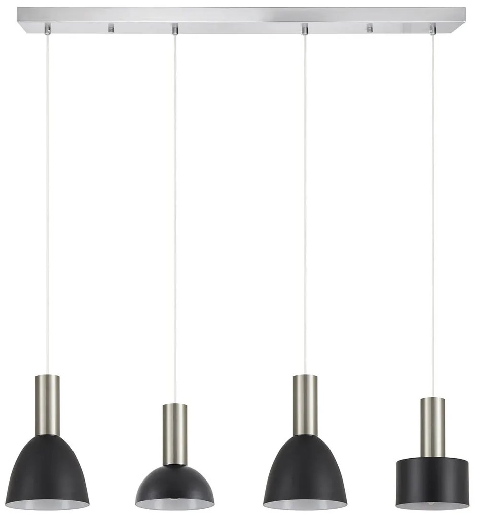 Φωτιστικό Οροφής Πολύφωτο Homelighting 77-8927 Flex Nickel