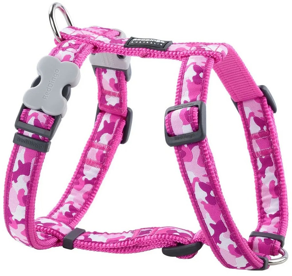Λουρί Σκύλου Red Dingo Style Φούξια Καμουφλάζ 37-61 cm