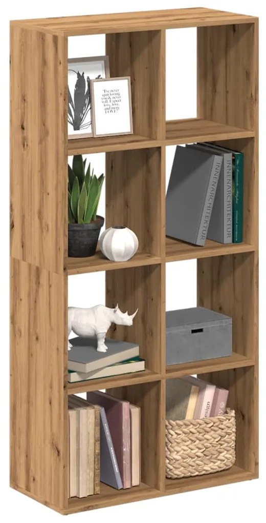 Βιβλιοθήκη/Διαχωριστικό Χώρου Δρυς 69,5x29x137,5εκ. Επεξ. Ξύλο