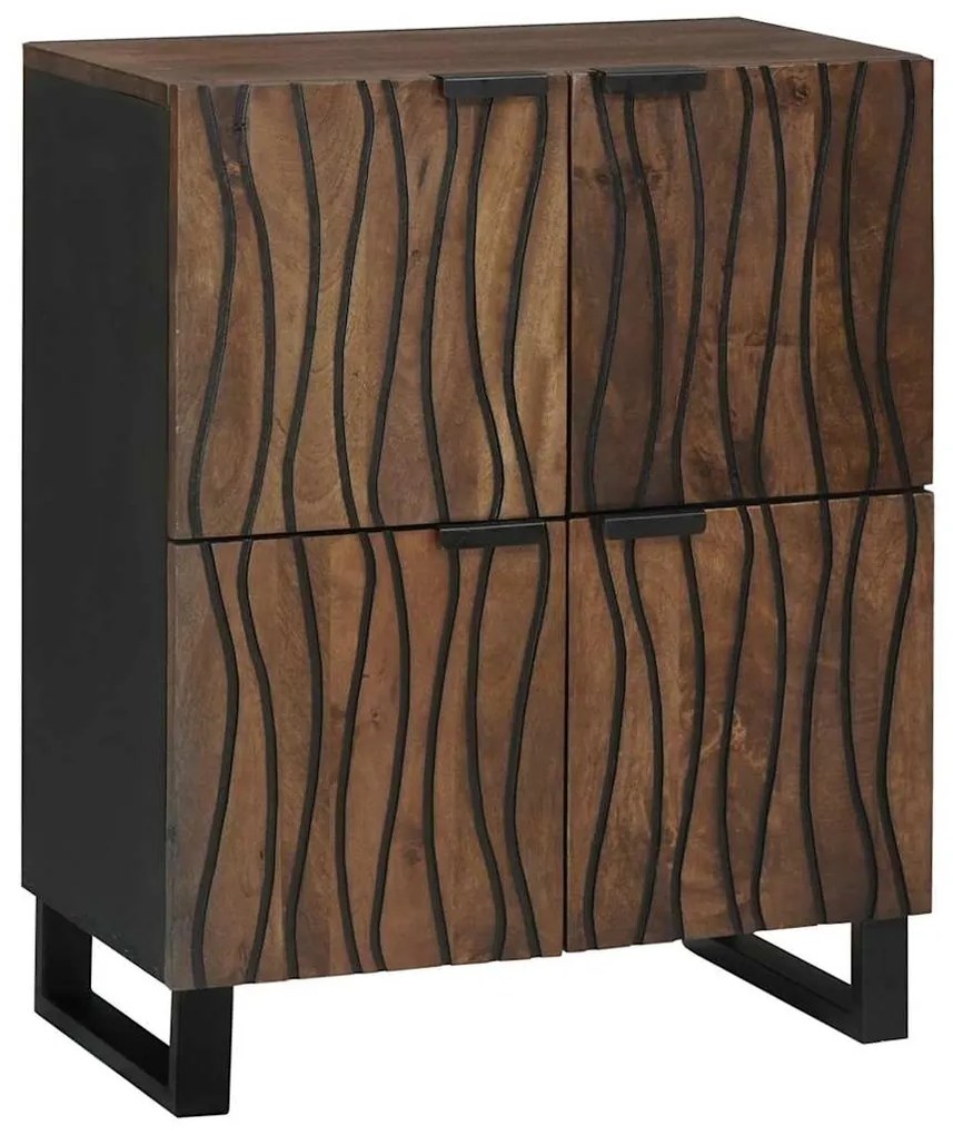 Ντουλάπες & ράφια αποθήκευσης μέσων Καφέ 60 x 33.5 x 75 εκ.