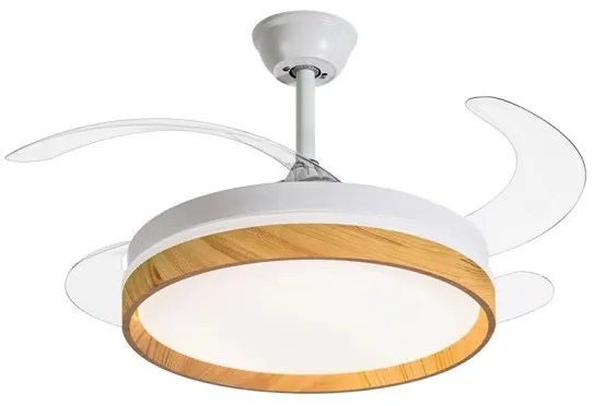 Ανεμιστήρας Οροφής Με Φωτιστικό LED 60W IP20 Λευκό TEREN-42WH Sunlight-TEREN-42WH-Λευκό TEREN-42WH