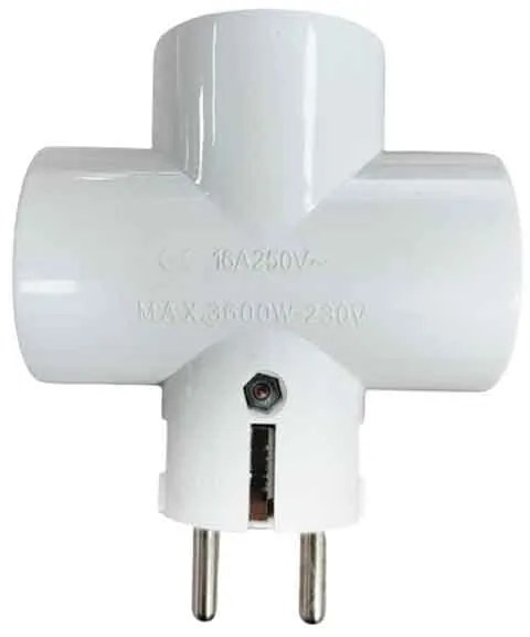 Πολύπριζο αντάπτορας ταφ 3 θέσεων 16Α/250V - Multi-socket adapter taf-0175025-184277
