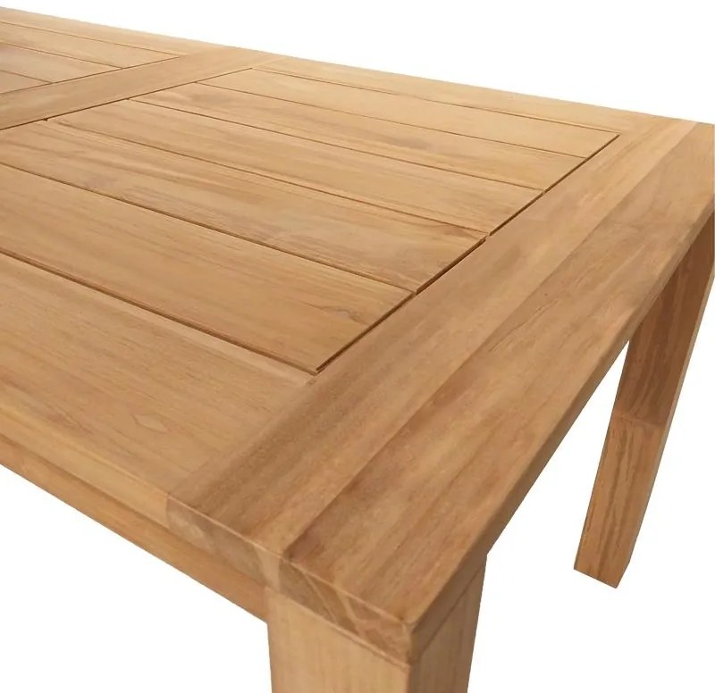 Τραπέζι Pablo teak ξύλο σε φυσική απόχρωση 160x90x76εκ 160x90x76 εκ.