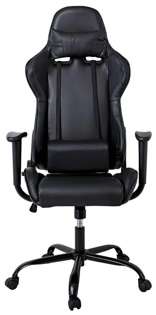 Gaming/Manager Πολυθρόνα Bf8350 Pu Μαύρο . Διάσταση: 69x69x126/136cm 69x69x126/136cm