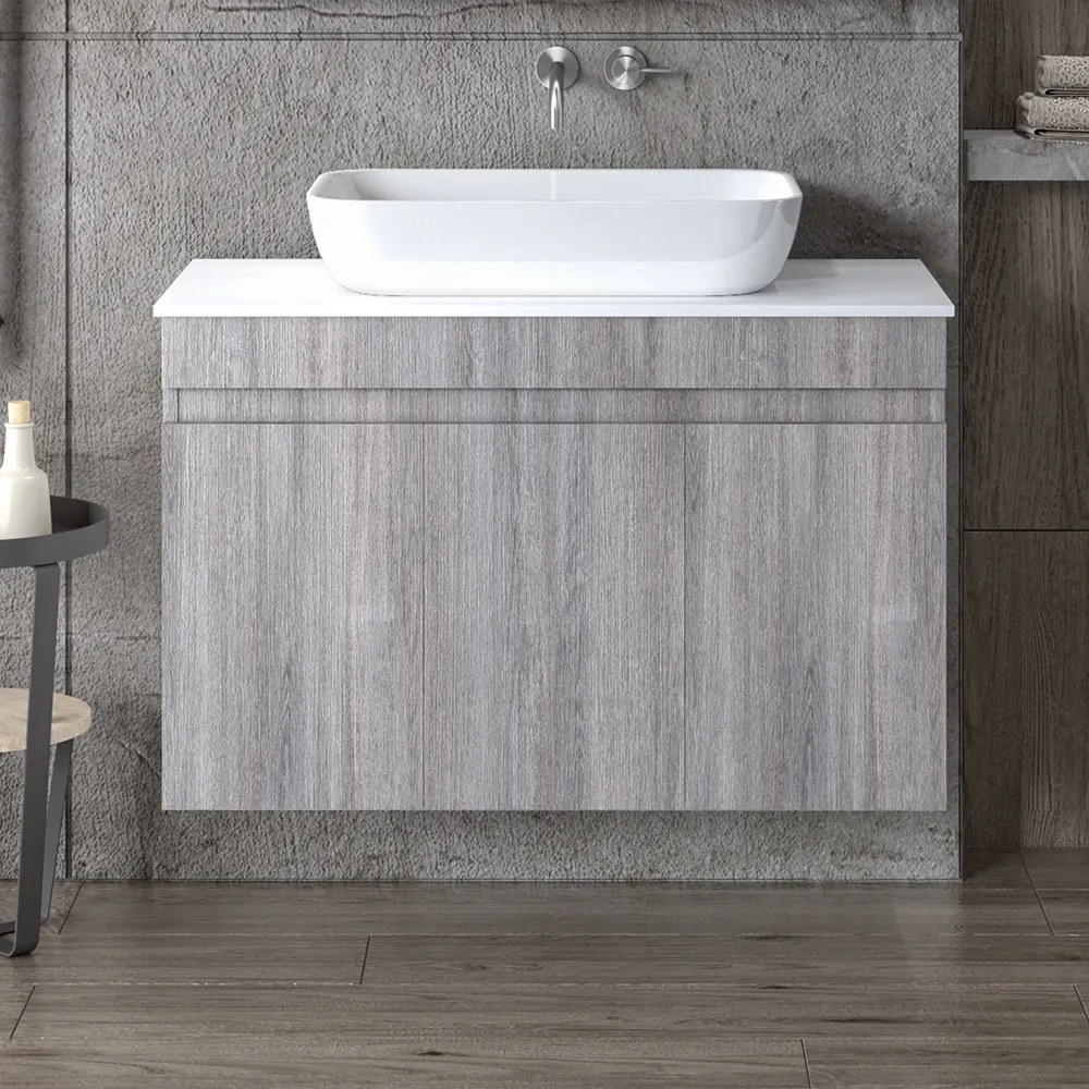 ΣΕΤ ΠΑΓΚΟΥ OMEGA TOP 90cm χρ.GREY OAK S3BOMT090GO S3BOMT090GO