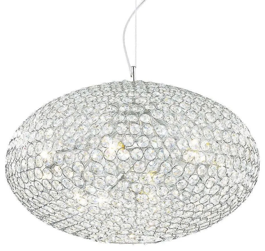 Φωτιστικό Οροφής Orion 059181 40x28/237cm 6xE14 40W Chrome Ideal Lux