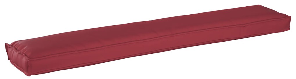 vidaXL Μαξιλάρι Παγκάκι Κρασιού Κόκκινο 200x40x8 εκ. Υφασμάτινη Όξφορντ
