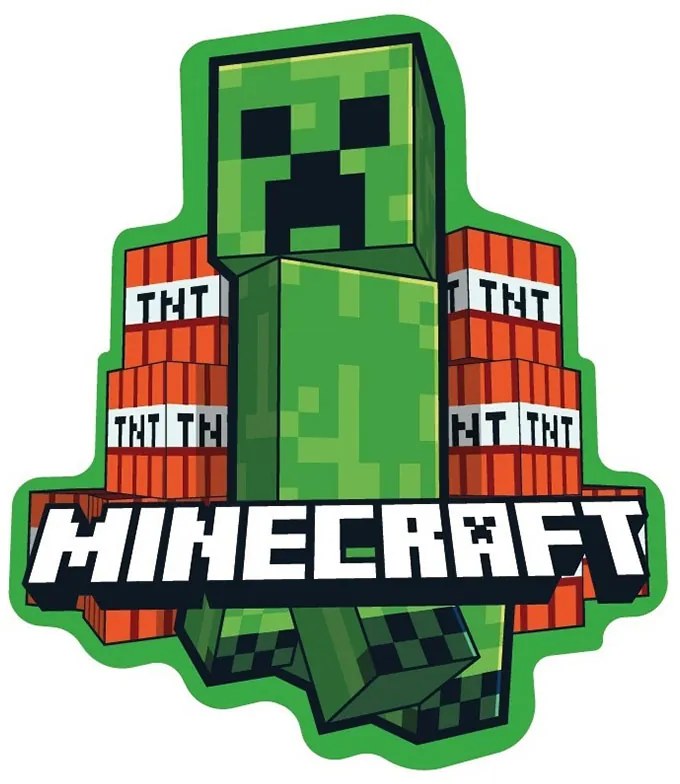 Βελουτέ Διακοσμητικό Μαξιλάρι Dimcol 3D Minecraft 14