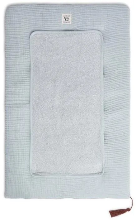 Αλλαξιέρα Βρεφική Μουσελίνα Dove Grey Funna Baby 50x80cm Bamboo, Cotton