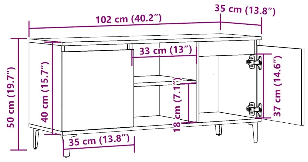 ΈΠΙΠΛΟ ΤΗΛΕΟΡΑΣΗΣ ΠΑΛΙΟ ΞΥΛΟ 102X35X50 ΕΚ. ΑΠΟ ΜΟΡΙΟΣΑΝΙΔΑ 856430