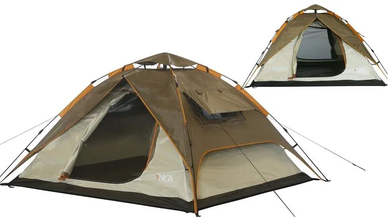 Σκηνή Camping 4 Ατόμων INCA Harmonia Καφέ