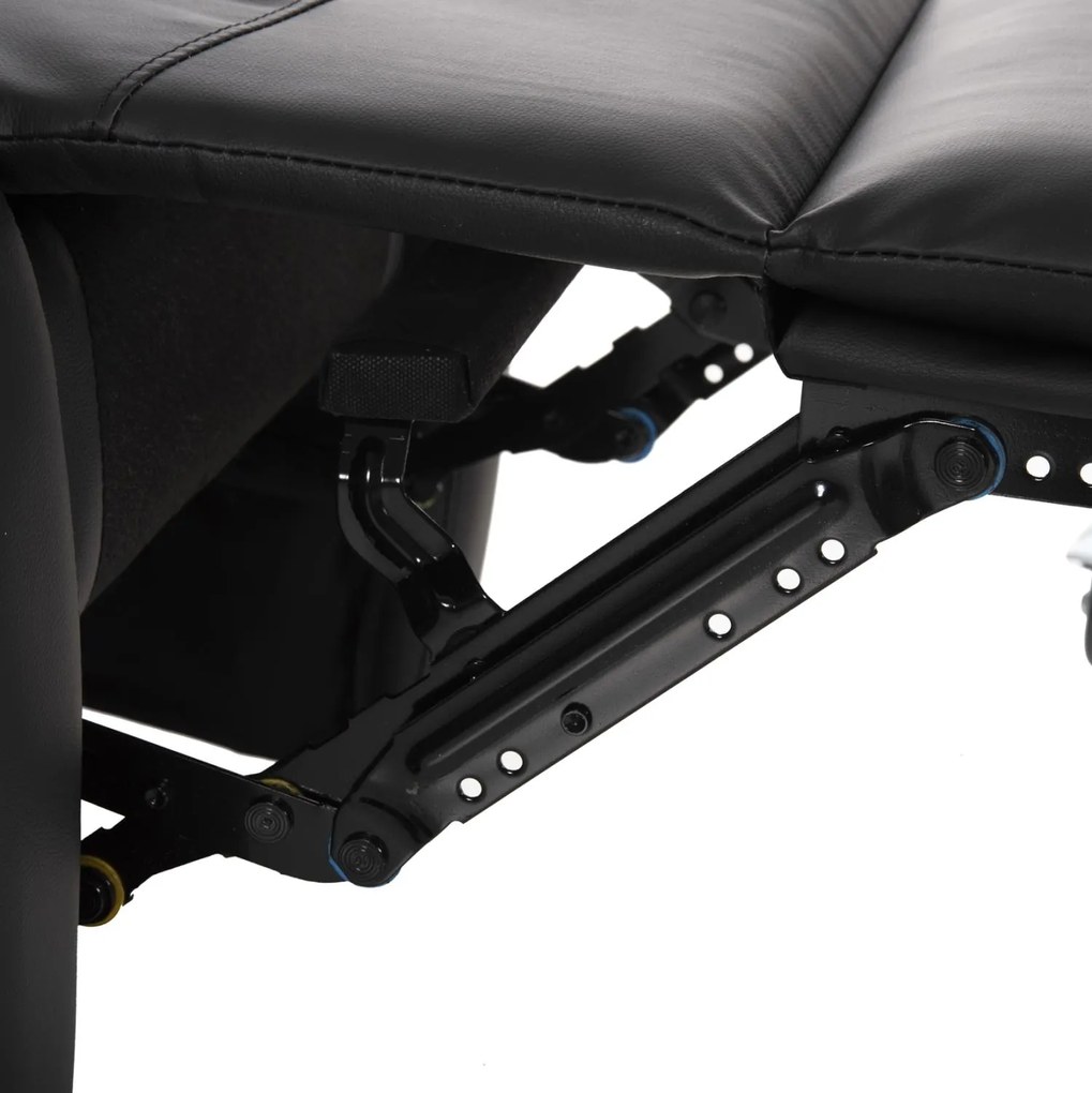 Πολυθρόνα YASUMU RELAX C9783.11 Μαύρο PU 80x93x100Υεκ. 80x93x100 εκ.