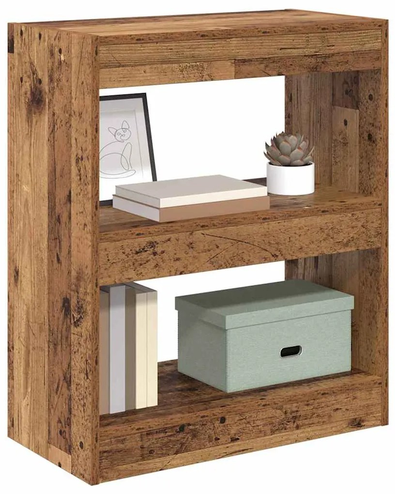 vidaXL Βιβλιοθήκη Παλαιό ξύλο 60 x 30 x 72 εκ. Επεξεργασμένο ξύλο