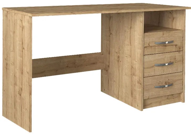 Γραφείο εργασίας Eldoris Megapap χρώμα sapphire oak 120x60x75εκ.