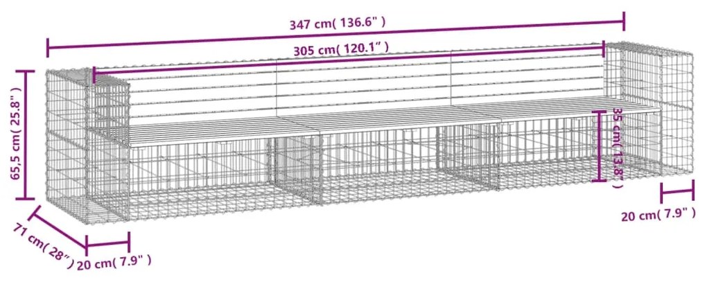 ΠΑΓΚΑΚΙ ΣΥΡΜΑΤΟΚΙΒΩΤΙΟ 347X71X65,5 ΕΚ. ΜΑΣΙΦ ΞΥΛΟ ΨΕΥΔΟΤΣΟΥΓΚΑΣ 3196255