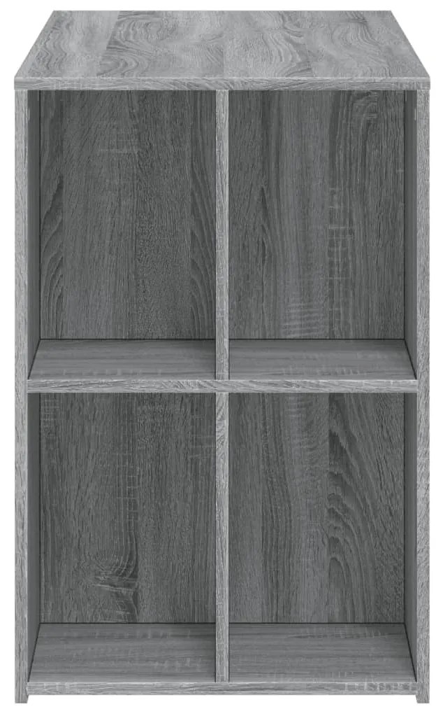 vidaXL Γραφείο Γκρι Sonoma 102x50x75 εκ. από Επεξεργασμένο Ξύλο
