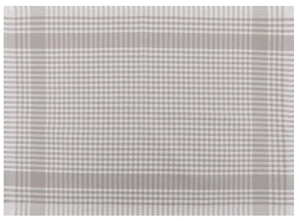 Πετσέτες Κουζίνας Potikareli (Σετ 10Τμχ) 336EPJ1147 Grey-White Hermia 45x65cm 100% Cotton