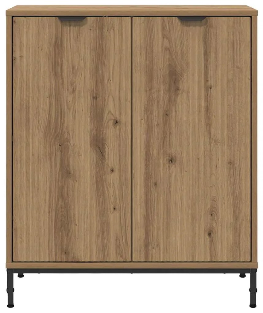 vidaXL Πλαϊνό γραφείο artisan δρυς 69.5 x 33 x 82 εκ.