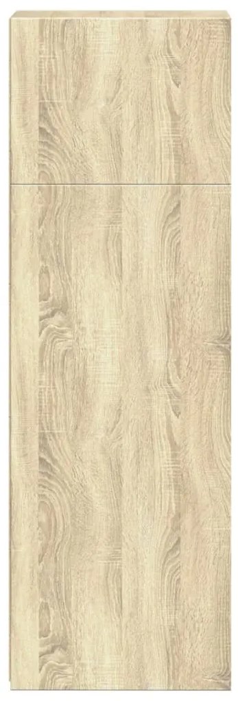 vidaXL Ντουλάπι Sonoma Δρυς 30x41x124 εκ. από Επεξεργασμένο Ξύλο