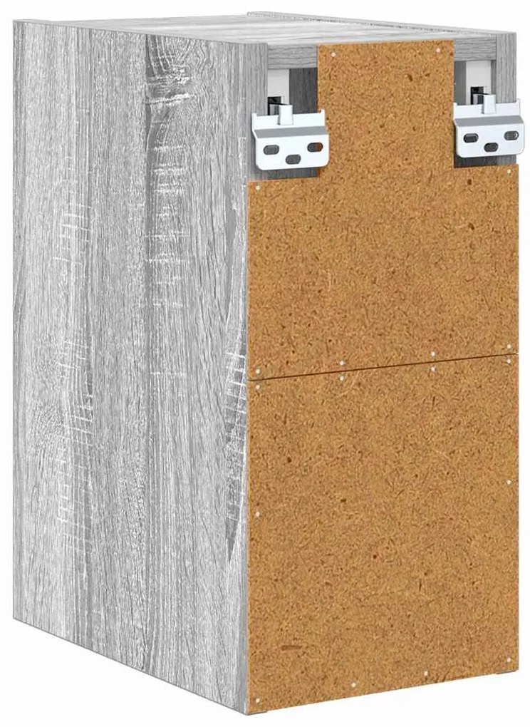 vidaXL Κρεμαστό ντουλάπι Γκρίζο Σονομα 20 x 29,5 x 40 εκ.