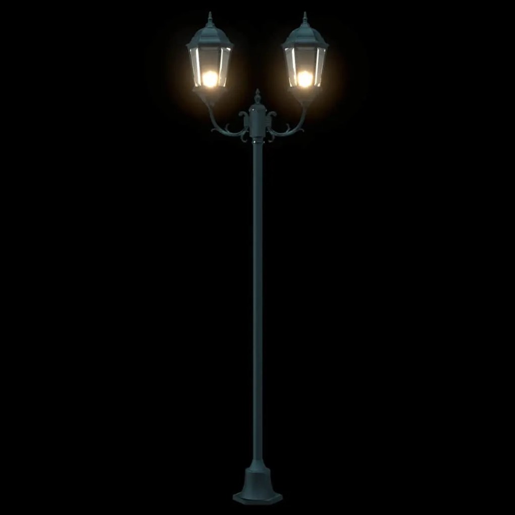 vidaXL Φωτιστικό Κήπου Ρετρό Βουρτσιστό Πράσινο 68 x 20 x 235 εκ