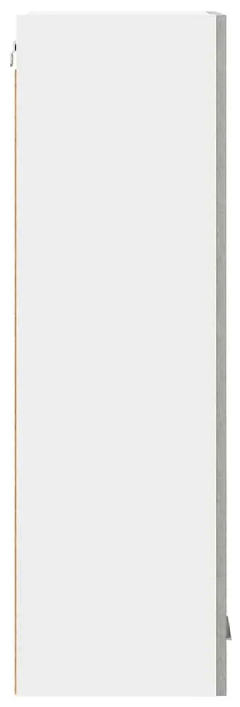 vidaXL Κρεμαστό ντουλάπι Riga Σκυρόδεμα Γκρι 40 x 31 x 100 εκ.