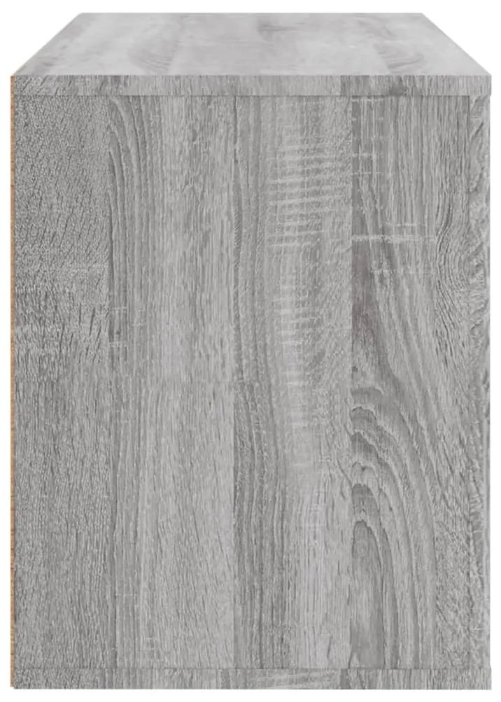 vidaXL Παπουτσοθήκη Γκρι Sonoma 80x35x45 εκ. από Επεξεργασμένο Ξύλο