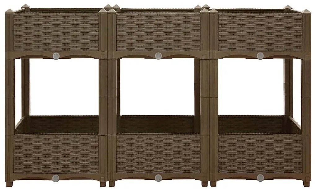 vidaXL Ζαρντινιέρα 120 x 40 x 71 εκ. από Πολυπροπυλένιο