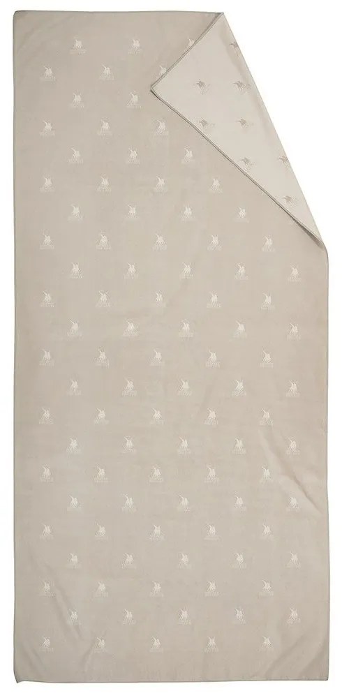 Πετσέτα Θαλάσσης 4033 Taupe Greenwich Polo Club Θαλάσσης 80x170cm Microfiber