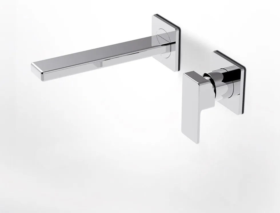 La Torre Profili Chrome Μπαταρία Νιπτήρος Εντοιχισμού 2 Οπών 45200-100