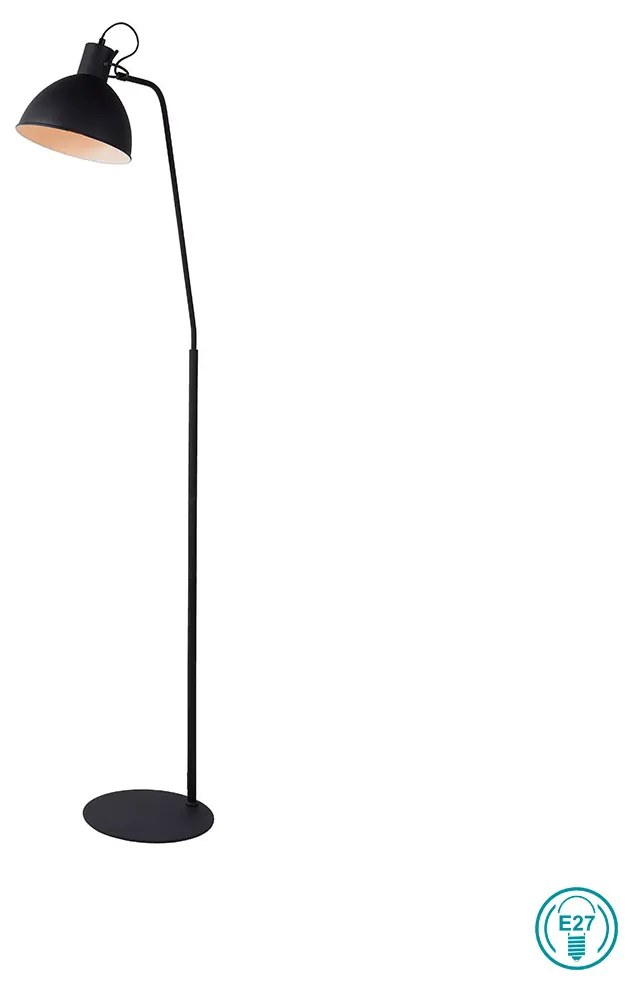Φωτιστικό Επιδαπέδιο Lucide 03717-01-30 SHADI Μαύρο Ματ (Black Mat)