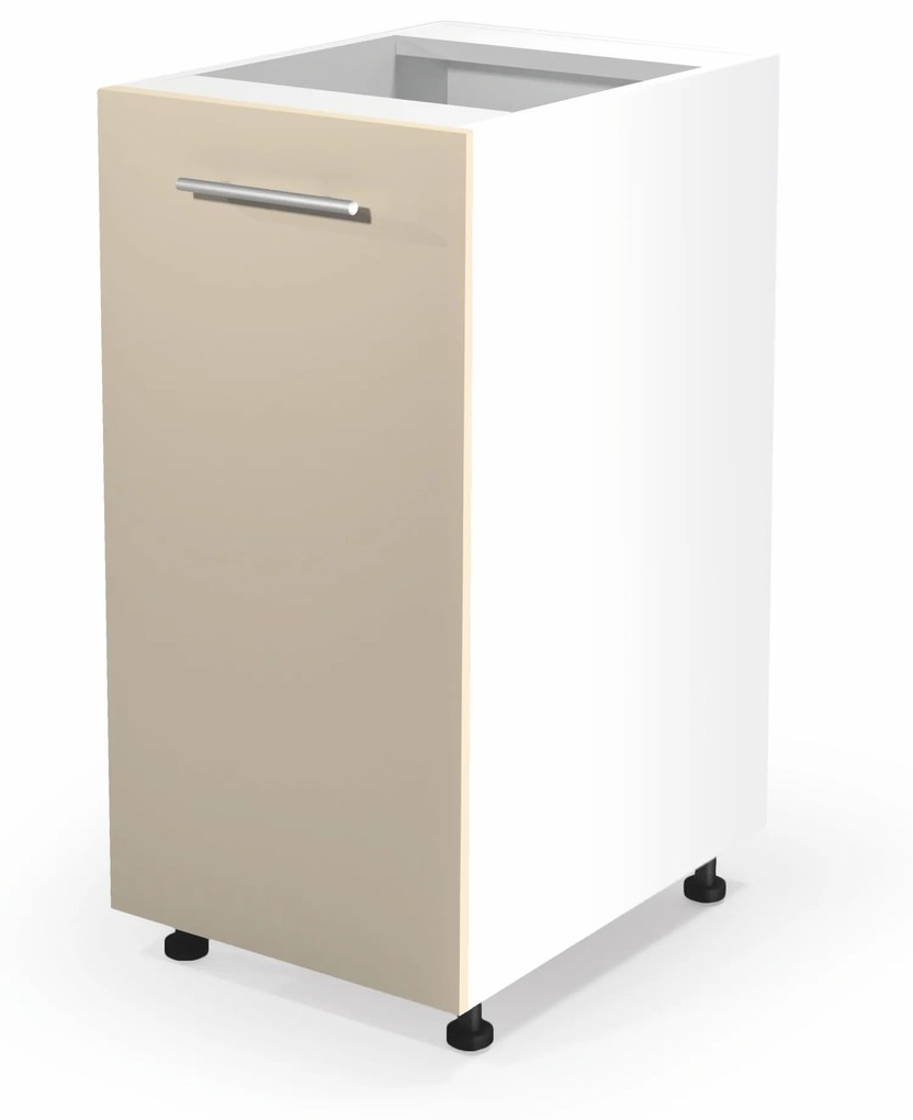 VENTO D-40/82 lower cabinet, color: white / beige DIOMMI V-UA-VENTO-D-40/82-BEŻOWY