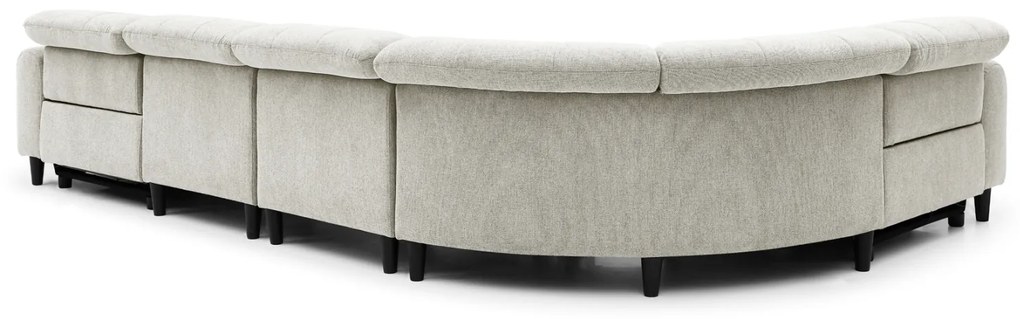 ΓΩΝΙΑΚΟΣ ΚΑΝΑΠΕΣ ΜΕ RECLINE ORACLE HM3290.02 ΜΠΕΖ ΥΦΑΣΜΑ 260x260x90(κάθισμα)x94Υεκ.