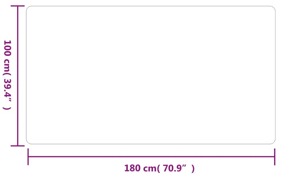 Χαλί Διάδρομος Ανθρακί 100x180 εκ. - Γκρι