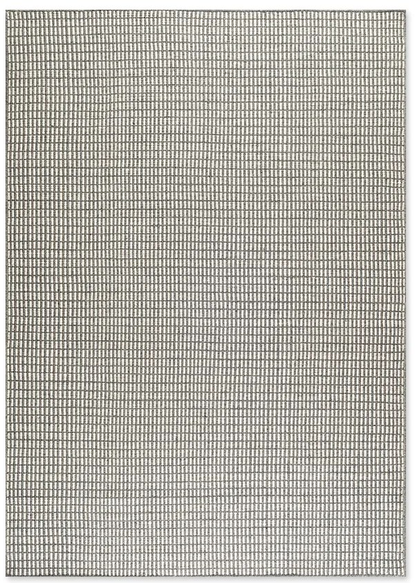 Χαλί Maki Grey-White 070X150, 130X190, 160X230, 200X300 Λευκό, Γκρι