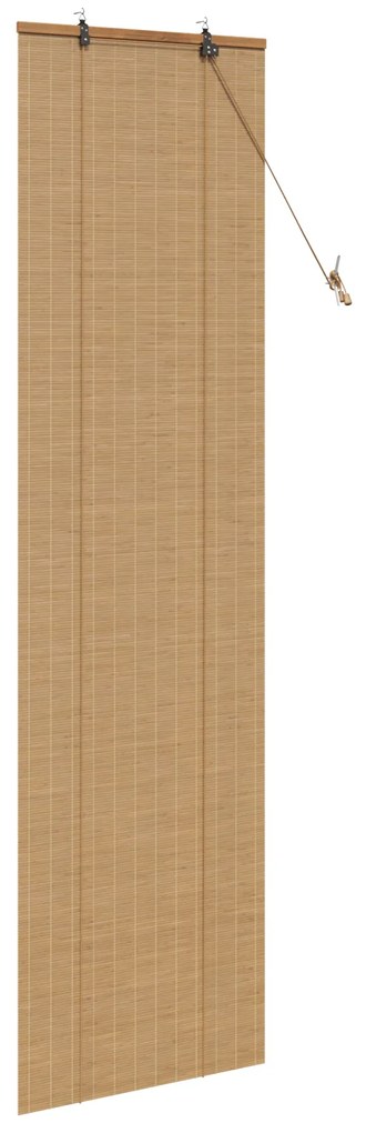 vidaXL Ρολά και Σκίες Παραθύρων Ανοιχτό καφέ 60 x 220 εκ. Μπαμπού
