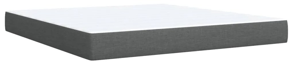 ΚΡΕΒΑΤΙ BOXSPRING ΜΕ ΣΤΡΩΜΑ ΣΚΟΥΡΟ ΓΚΡΙ 180X200 ΕΚ ΥΦΑΣΜΑΤΙΝ 3291367