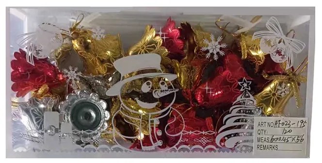 Σετ Χριστουγεννιάτικα Στολίδια 3εκ. 30τεμ