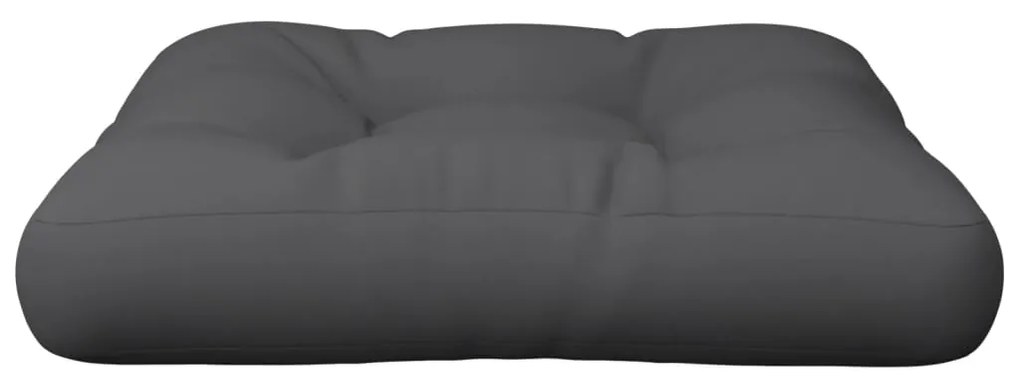 vidaXL Μαξιλάρι Παλέτας Ανθρακί 60 x 60 x 12 εκ. Υφασμάτινο