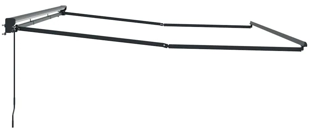 vidaXL Χειροκίνητη Αυλή Ανθρακί 4,5 x 3 μ