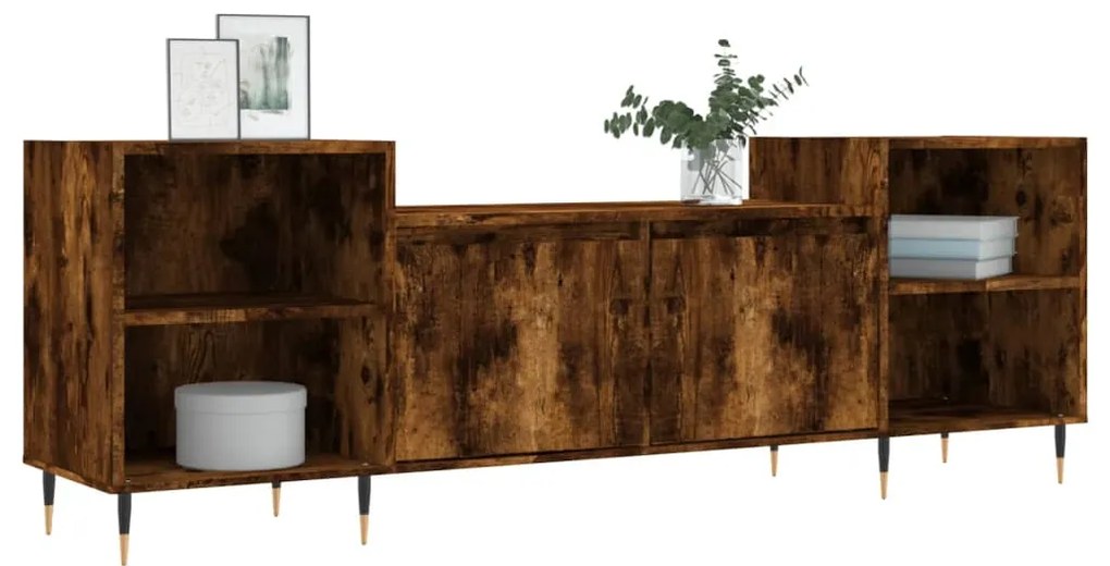 vidaXL Έπιπλο Τηλεόρασης Καπνιστή Δρυς 160x35x55 εκ. Επεξ. Ξύλο