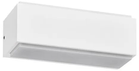 Απλίκα Φωτιστικό Τοίχου LED 10W Λευκό 3000K IP54 Up Down Nikita 18cm 145-82090 Eurolamp-145-82090-Λευκό 145-82090