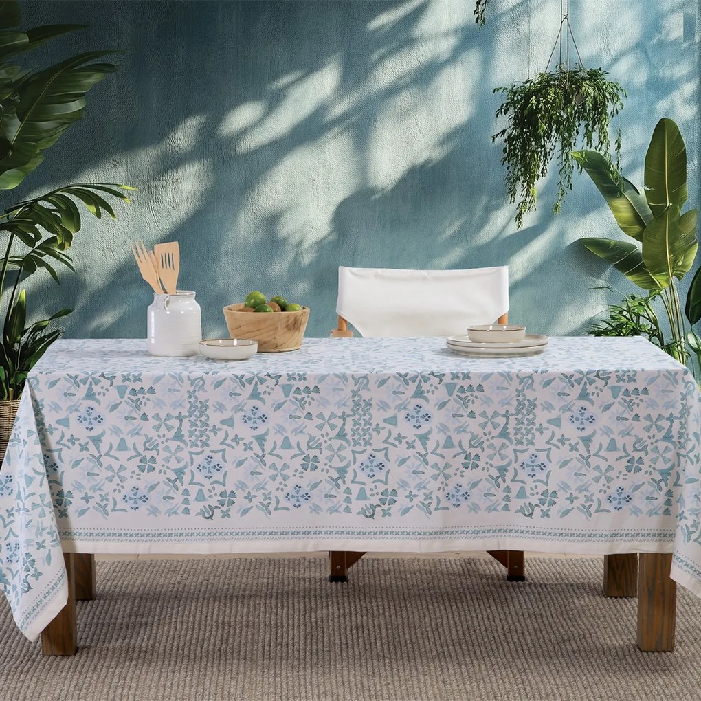 Τραπεζομάντηλο (140x140) Nef-Nef Homeware Blue Cyaner