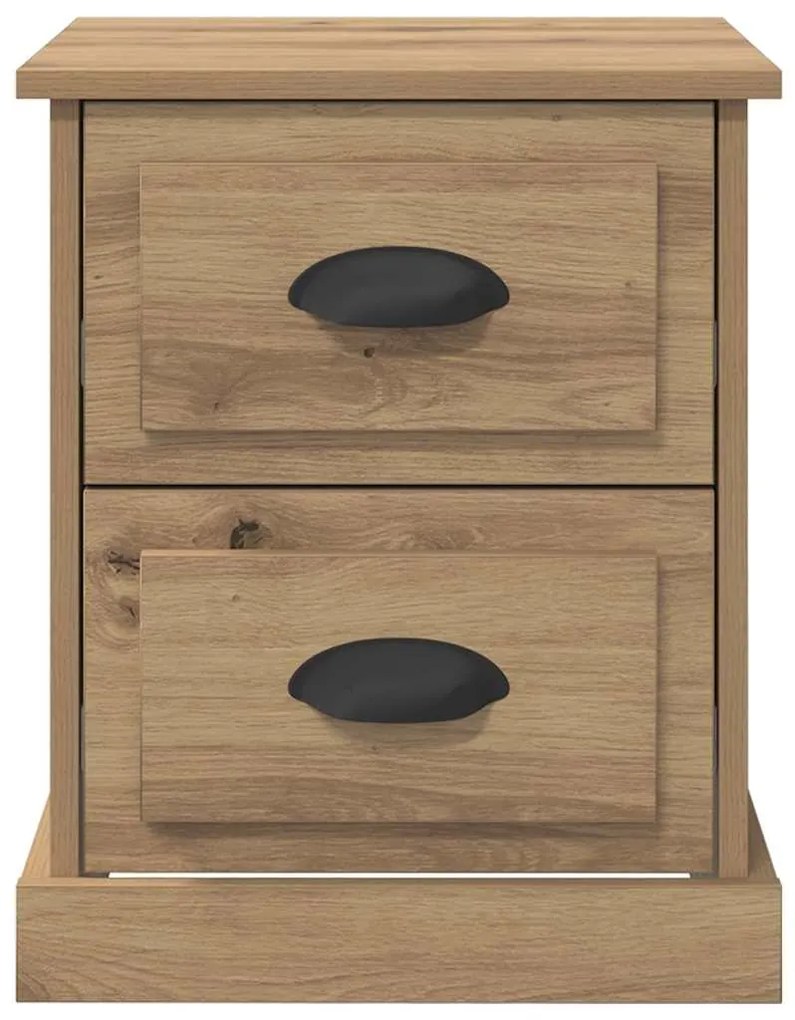 vidaXL Κομοδίνο artisan δρυς 39 x 39 x 47.5 εκ Επεξεργασμένο ξύλο