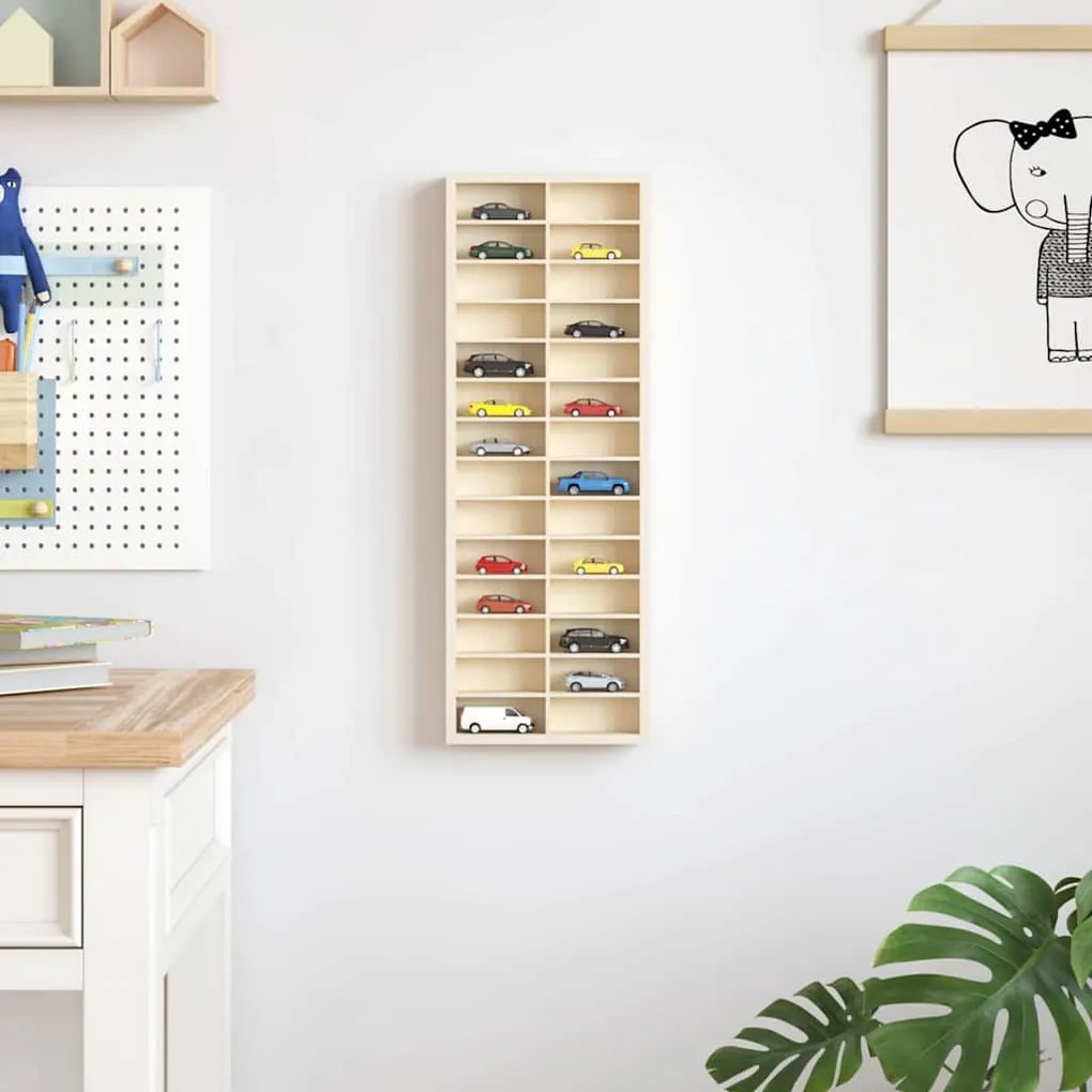 vidaXL Θήκη Επίδειξης Καφέ 21 x 4.5 x 59 εκ. Επεξεργασμένο ξύλο