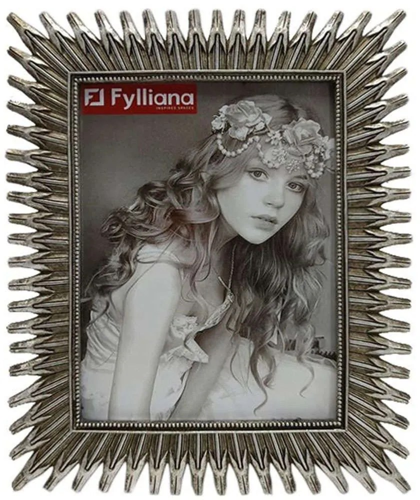 Κορνίζα 279-222-195 10x15cm Silver Polyresin