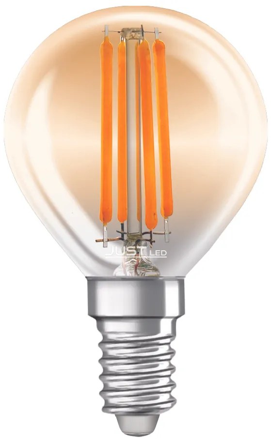 JUSTLed-LED Filament Ε14 C35 6W 3000K Θερμό Amber Dimmable (B144506301)