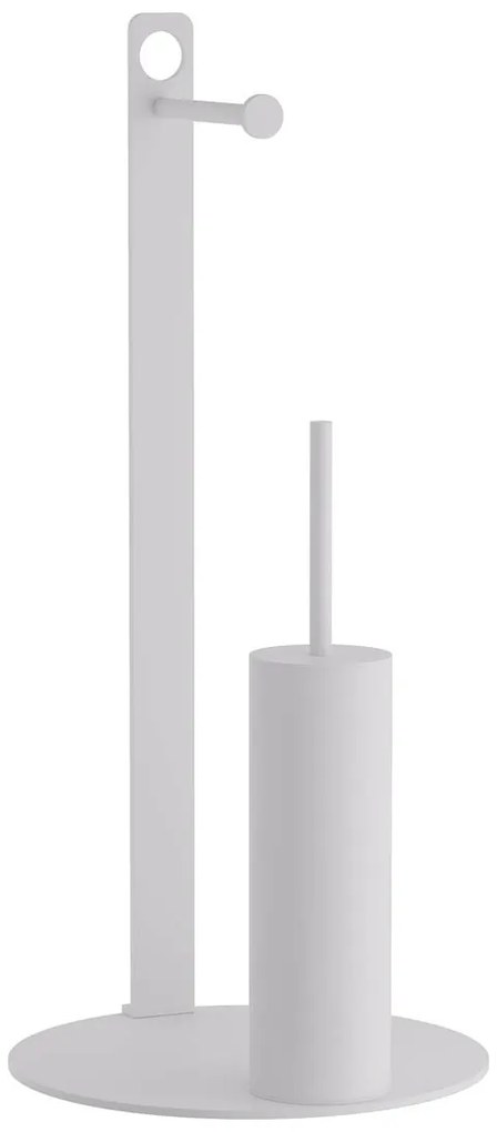 Σταντ Για Χαρτί Υγείας + Πιγκάλ (Φ28x60) Pam &amp; Co 4-400-033 Matt White